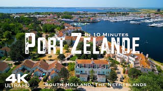 PORT ZELANDE 2024 🇳🇱 Drone Aerial 4K  Centerparcs Brouwersdam Holland Netherlands Nederland Ouddorp [upl. by Giacamo941]