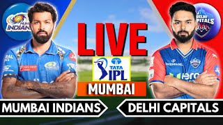 IPL 2024 Live MI vs DC Live Match  IPL Live Score amp Commentary  Mumbai vs Delhi Live Match [upl. by Keeryt870]