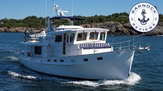 Krogen 48 AE Trawler Yacht  4730 Mile Range  Great Loop And Ocean Crossing Capabilities [upl. by Aynotel]