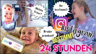 24 STUNDEN bestimmt INSTAGRAM MEIN LEBEN 😳🙈  Mavie Noelle Family Living [upl. by Femi]