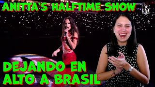 REACCIÓN a Anittas NFL FULL Halftime Show [upl. by Denie572]