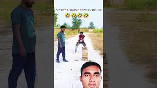 Maxwell ki batting comedy cricket subscribe and like 🙏 [upl. by Lihp]