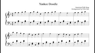 Yankee Doodle Piano Solo  Sheet Music [upl. by Yokoyama]