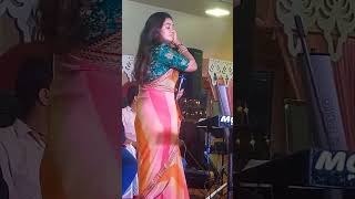 Singer srinisha speech in stage srinisha subscribe [upl. by Turro]