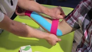 taping tapen Golferellenbogen  Epicondylitis ulnaris humeri [upl. by Josi]