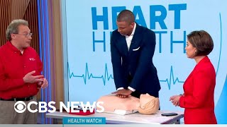 How to identify a person in cardiac arrest and administer potentially lifesaving CPR [upl. by Olinad]