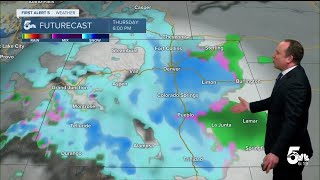 Weather Alert Feet of snow expected for parts of Southern Colorado through Friday [upl. by Atikam973]