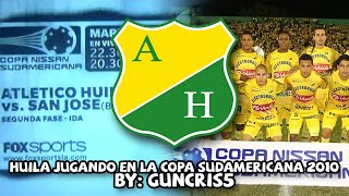 El día que Atlético Huila JUGÓ LA COPA SUDAMERICANA en 2010 [upl. by Driskill748]