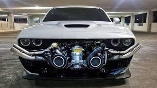 Amazing Twin Turbo Car Sound Dyno Pull 2 Step Burnout [upl. by Novehs574]