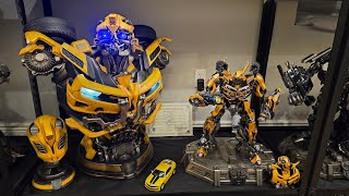 Queen Studios Transformers DOTM Bumblebee Life Size Bust Review [upl. by Akeit]