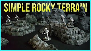 Miniature Rocky Hills for Wargaming Terrain and Tabletop Games [upl. by Suolhcin]