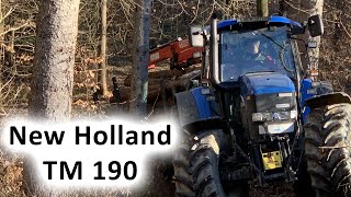 New Holland TM190 mit Stepa Rückewagen Sound [upl. by Omlesna328]