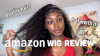 AMAZON PRIME WIG REVIEW 26” DEEPWAVE PIZAZZ HAIR not sponsored [upl. by Anned]