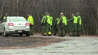 Raw Mourners police searchers after Cédrika Provenchers body found [upl. by Llehsor202]