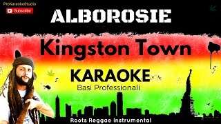 KINGSTON TOWN Alborosie BASE KARAOKE Professionale  CORI e TESTO Hd [upl. by Jammie449]