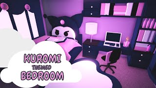 🎀KUROMI Bedroom SPEEDBUILD🎶Adopt Me [upl. by Assirol]