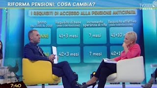 Riforma pensioni cosa cambia [upl. by Aldora]