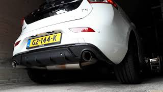 Volvo V40 T5 20L cold start Polestar Exhaust [upl. by Yzeerb821]