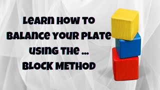 Zone Diet Blocks EXPLAINED Part 1 [upl. by Dnaltruoc]