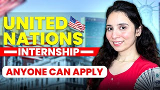 INTERNATIONAL Internship Opportunity 🌍 ➤ United Nations Internship 🚀  Apply NOW [upl. by Timmie546]