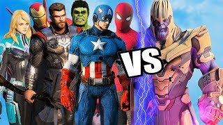 THE AVENGERS EndGame Vs THANOS  Final Battle [upl. by Jaquelin]