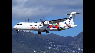 ATR72600 Tsaradia 5REJB  Roland Garros Airport [upl. by Dimo838]