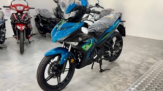 Yamaha Y15ZR 2024  Cyan Walkaround [upl. by Lentha]