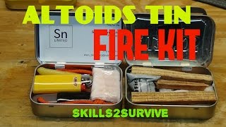 Altoids Tin FIRE KIT [upl. by Nolyak148]