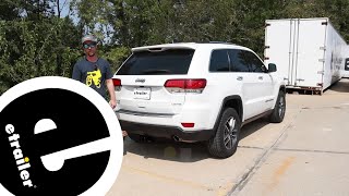 etrailer  DrawTite MaxFrame Trailer Hitch Set Up  2021 Jeep Grand Cherokee [upl. by Aniret]