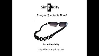 BUNGEE eyewear band Ultimate eyewear retainer for sports and outdoors [upl. by Kendell]