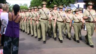 Anzac Day March 2014 Full Parade Part 1 [upl. by Nisior]