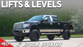 Lifts amp Levels 6” Rough Country Lift Kit for 20092013 Ford F150 [upl. by Yrkcaz]