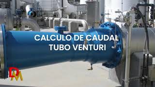 ✅Como calcular el CAUDAL en el TUBO VENTURI  💯MECANICA DE FLUIDOS ✅ [upl. by Ezechiel216]