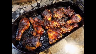 Cast Iron Oven BBQ Chicken [upl. by Danais]