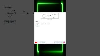 Short Menggambar Mekanisme Reaksi Klorinasi Sikloheksana [upl. by Tuneberg]