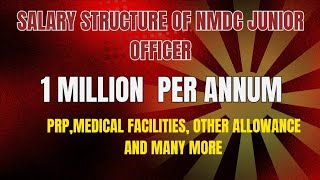 NMDC Junior Officer Salary structure [upl. by Fabron898]