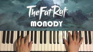 TheFatRat  Monody Piano Tutorial Lesson [upl. by Guimond384]