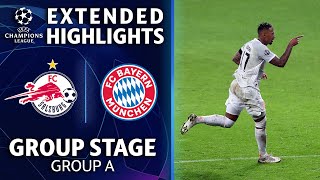 Salzburg vsBayern Munich Extended Highlights  UCL on CBS Sports [upl. by Yrollam]