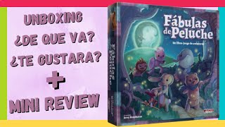 FÁBULAS DE PELUCHE 🐻 2017 de ASMODEE EDGE unboxing abre CAJA Juego de mesa FÁBULAS DE PELUCHE [upl. by Leesa]