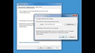 windows10 time error 윈도우 시계 오류 [upl. by Edithe]