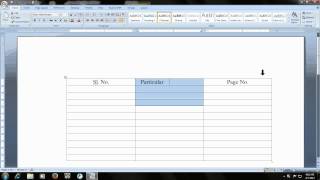 Microsoft word shortcut keys How to Insert Column in Table [upl. by Odlavso]