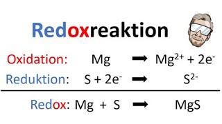 Redoxreaktion Elektronenübertragungsreaktion  Chemie Endlich Verstehen [upl. by Aretha200]