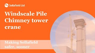 Windscale Pile Chimney tower crane [upl. by Kurtzig]