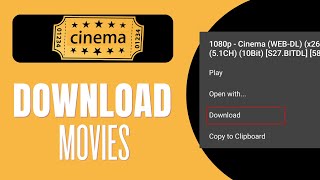 How To Download Movies On Cinema HD App [upl. by Juxon]