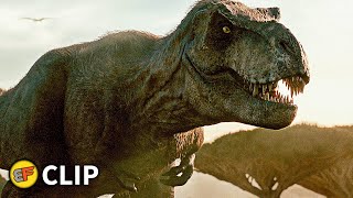 TRex vs Giganotosaurus  Opening Scene  Jurassic World Dominion 2022 Movie Clip HD 4K [upl. by Frederico943]