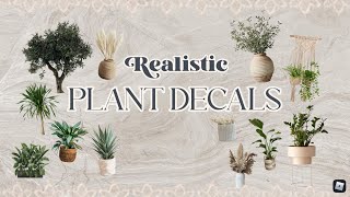 realistic plants decal codes bloxburg  ROBLOX [upl. by Ulick]