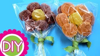 Flores de gominolas o gomitas Ideas con chuches Recetas para fiestas [upl. by Wivinah382]