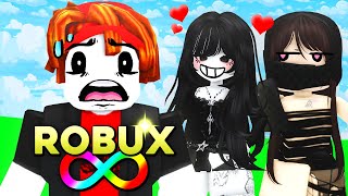 🤢 INTERESSEIRA DE ROBUX DEU EM CIMA DE MIM NO ROBLOX 🤮 Humilhei Ela com o Poder Infinito [upl. by Sremlahc]