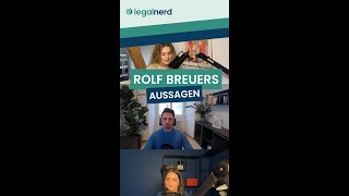 Rechtliche Folgen von Rolf Breuers Aussagen  legalnerd podcast shorts [upl. by Dardani453]