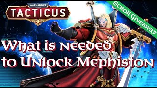 What is needed to unlock Mephiston [upl. by Allecnirp336]